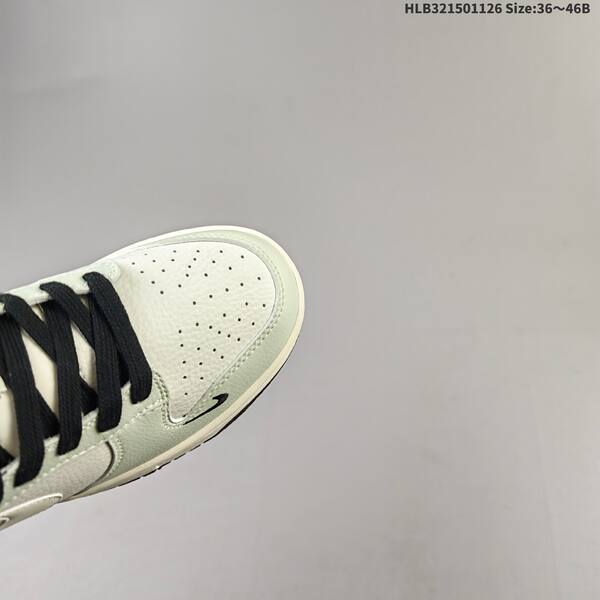 Nike Dunk Low light green off white black EU 36-46 skate shoe
