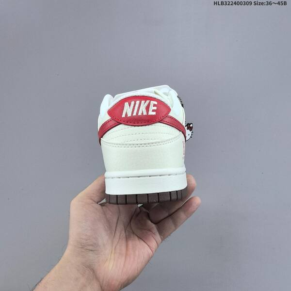 Nike SB Dunk Low Retro DIY Hello Kitty Louis Vuitton beige red white grey brown EU 36-45 skate shoe