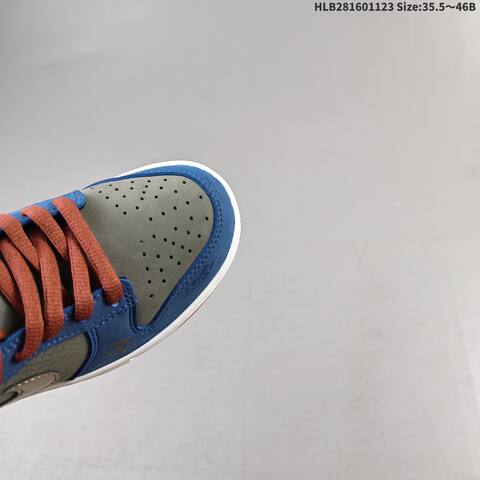 Nike SB Dunk Low Blue Grey Orange Purple Brown EU 35 5-46 Skate Shoe - Unisex (BS-63229)
