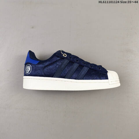 Adidas Superstar JI0108 Navy Blue Off White Royal Blue EU 35 44 Skate Shoe EU 35-44 - Unisex (BS-65466)