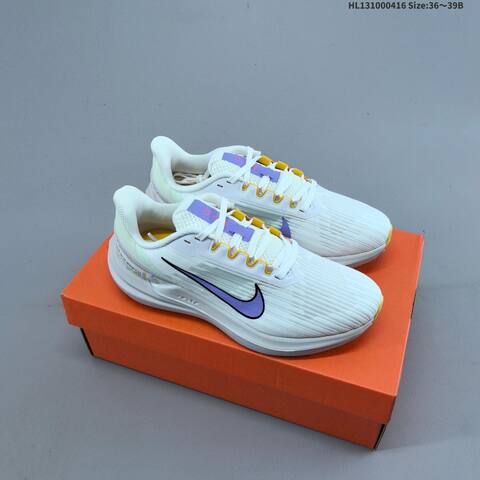 Nike Air Zoom Winflo 9 White Purple Yellow Black EU 36-39 Running Shoe - Women's (BS-60707)