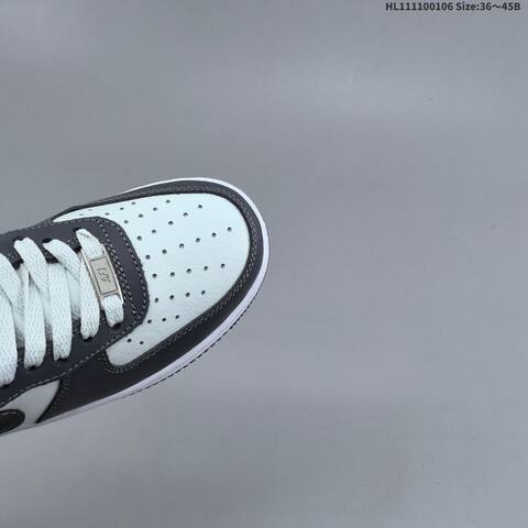 Nike Air Force 1 07 Dark Grey White Black EU 36-45 Sneaker - Unisex (BS-62213)