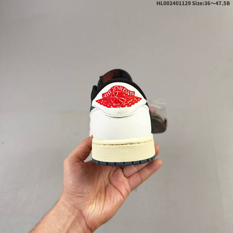 Travis Scott x Air Jordan 1 Low OG AIR JORDAN 1 Aj1 Lifestyle (BS-67613)