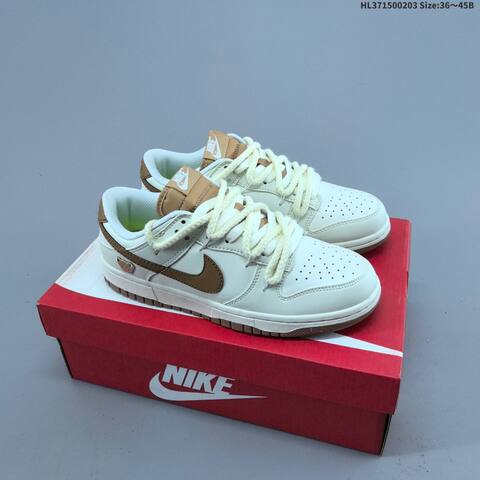 Nike Dunk Low Cream Navy Light Blue Orange EU 36-45 Skate Shoe - Unisex (BS-61568)