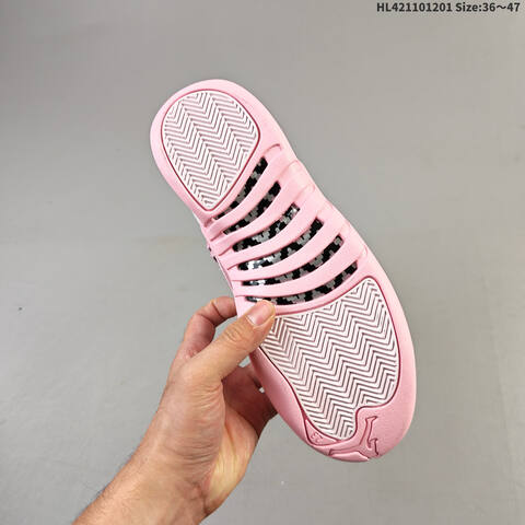 Air Jordan 12 Retro Dynamic Pink AIR JORDAN 12 Aj12 Lifestyle (BS-67589)