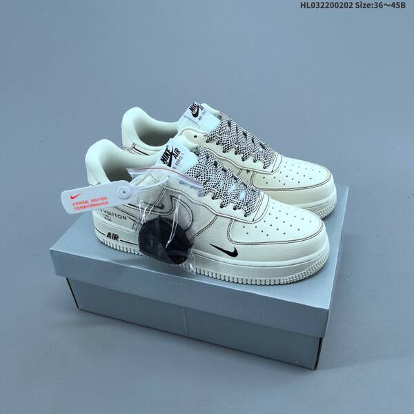 Nike Air Force 1 07 Low off white silver red EU 36-45 sneaker
