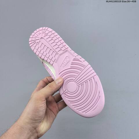 Nike Dunk Low Light Pink Sail Off White EU 36-45 Skate Shoe - Unisex (BS-61246)