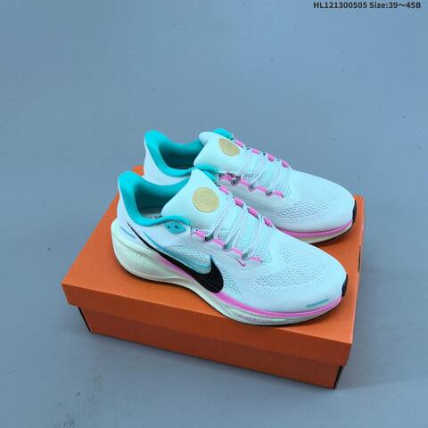 Nike Air Zoom Pegasus 41 White Black Gold Red Green EU 39-45 Running Shoe - Unisex (BS-60514)