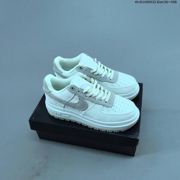 Nike Air Force 1 Low Luxe grey white brown EU 36-45 sneaker