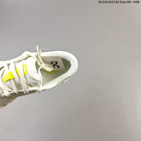 On Cloud X 4 Off White Neon Yellow EU 36-45 Running Shoe Running Sneakers - Unisex (BS-69798)