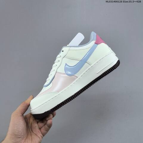 Nike Air Force 1 Shadow Sail Light Blue Pink Brown EU 35 5-42 Sneaker - Unisex (BS-61712)