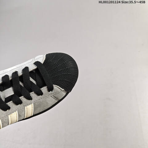 Adidas Superstar 2 Grey Black Cream White EU 35 5-45 Skate Shoe - Unisex (BS-65495)