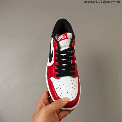 Air Jordan 1 Low OG Black Muslin Varsity Red Replica AIR JORDAN 1 Aj1 Lifestyle (BS-67845)
