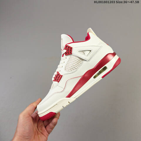 Air Jordan 4 Retro Sierra Red WMNS AIR JORDAN 4 Aj4 Lifestyle (BS-67552)