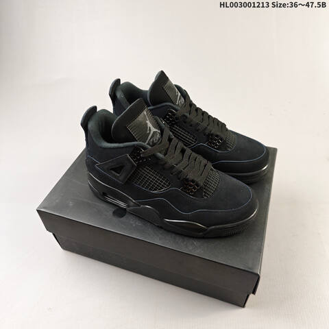 Air Jordan 4 Retro Black Cat AIR JORDAN 4 Aj4 Lifestyle (BS-67461)