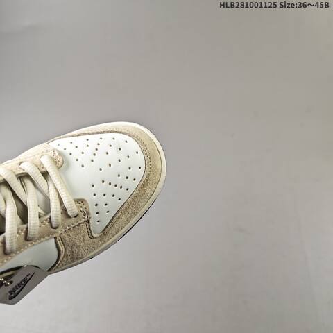 Nike SB Dunk Low Zoom Air White Beige Grey Black EU 36-45 Skate Shoe - Unisex (BS-63077)