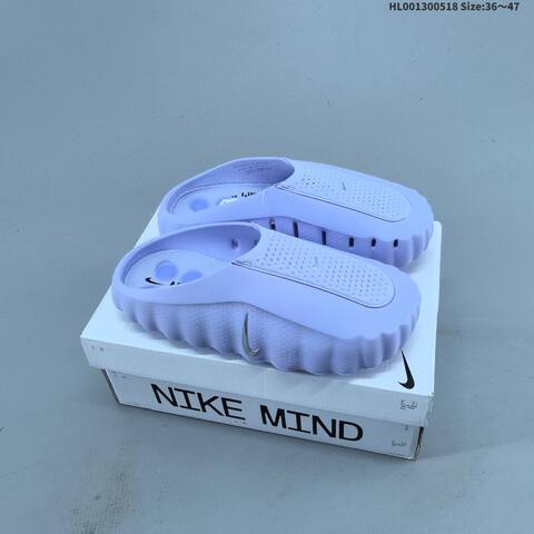 Nike Mind 001 Light Purple Silver EU 36-47 Slides - Unisex (BS-60297)