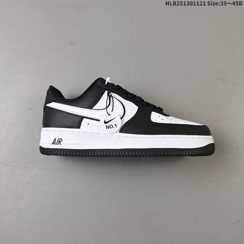 Nike Air Force 1 07 Black White EU 35-45 Sneaker - Unisex (BS-63303)