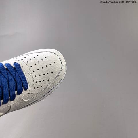 Nike Air Force 1 07 MTAA CQ0494 10 White Royal Blue EU 36 45 Sneaker EU 36-45 - Unisex (BS-62548)