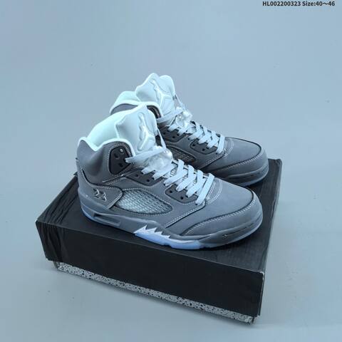 Air Jordan 5 Retro Wolf Grey Replica AIR JORDAN 5 Aj5 5 TP Lifestyle (BS-66458)