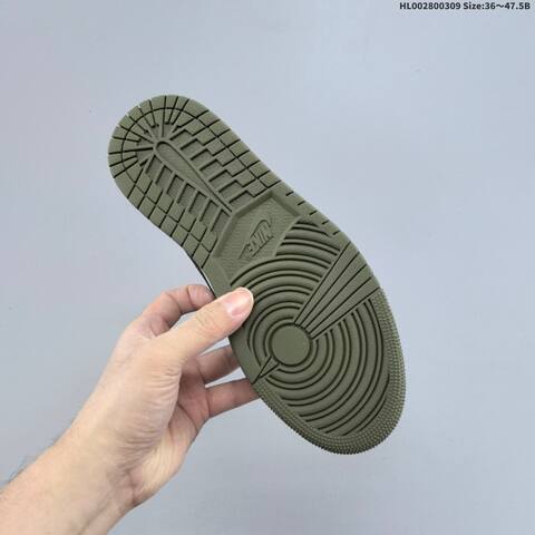 Air Jordan 1 Low OG Medium Olive AIR JORDAN 1 Aj1 Lifestyle (BS-66588)