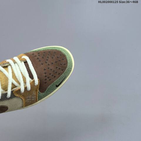 Zion Williamson x Air Jordan 1 Retro Low OG Voodoo AIR JORDAN 1 Aj1 Lifestyle (BS-66845)