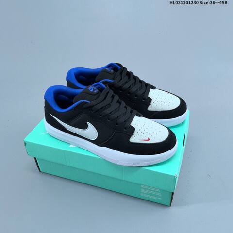 Nike SB Force 58 Light Grey White EU 36-45 Skate Shoe - Unisex (BS-62326)