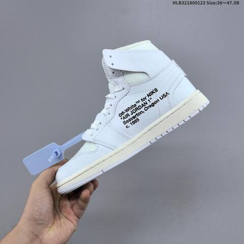 Off-White x Nike Air Jordan 1 Retro High OG Lifestyle (BS-66863)