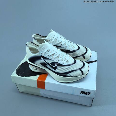 Nike ZoomX Vaporfly NEXT 4 Vaporweave White Black Orange EU 36-45 Running Shoe - Unisex (BS-61218)