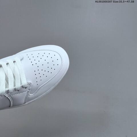 Air Jordan 1 Low Triple White AIR JORDAN 1 Aj1 Lifestyle (BS-66602)