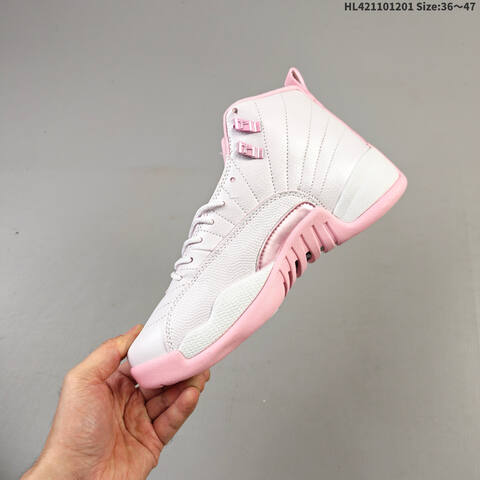 Air Jordan 12 Retro Dynamic Pink AIR JORDAN 12 Aj12 Lifestyle (BS-67589)