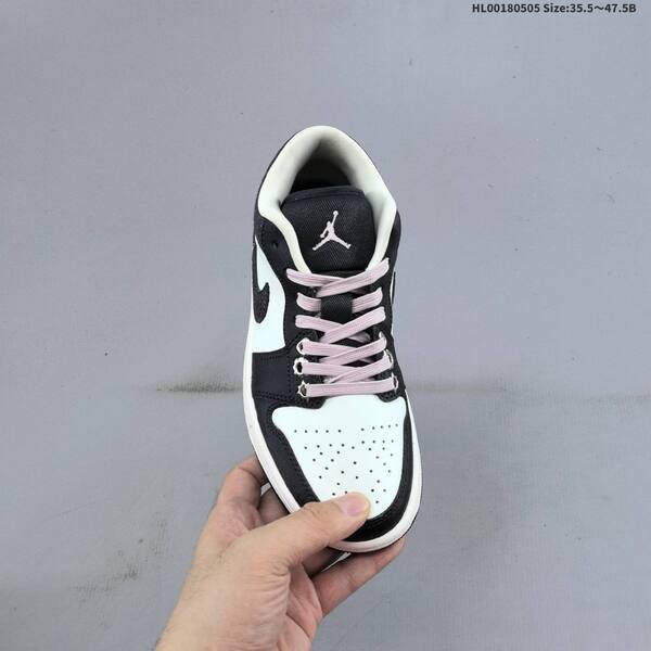 Jordan Air Jordan 1 Low SE black/white with pale pink laces 35.5~47.5 lifestyle