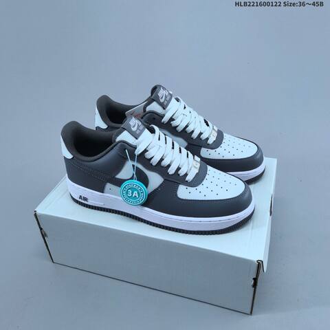 Nike Air Force 1 Low White Dark Grey EU 36-45 Sneaker - Unisex (BS-61825)