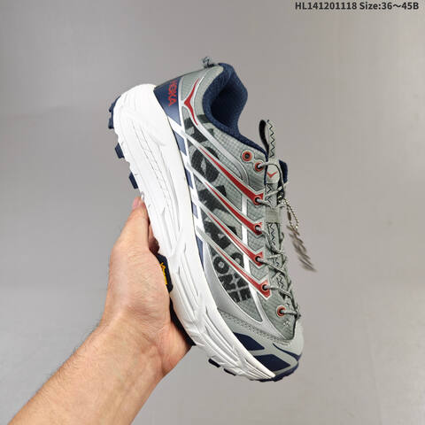 HOKA ONE ONE Mafate Three 2 Off White Light Beige Grey EU 36-45 Trail Shoe Trail Running Sneakers - Unisex (BS-69474)