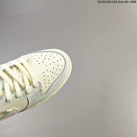 Nike SB Dunk Low Pro Cream Iridescent Navy White EU 36-46 Skate Shoe - Unisex (BS-62980)