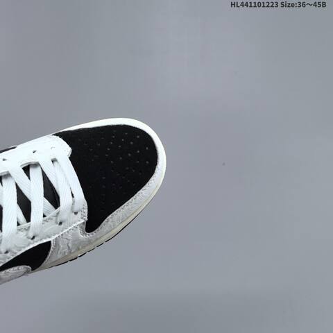 Nike SB Dunk Low Retro DIY Black White Sail EU 36-45 Skate Shoe - Unisex (BS-62499)