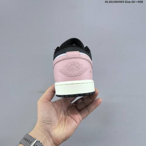 Air Jordan 1 Low Lron Grey AIR JORDAN 1 Aj1 Lifestyle (BS-66316)