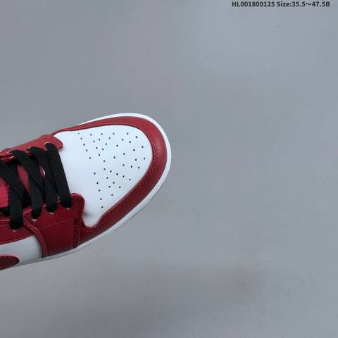 Air Jordan 1 Low Reverse Black Toe AIR JORDAN 1 Aj1 Lifestyle (BS-66842)