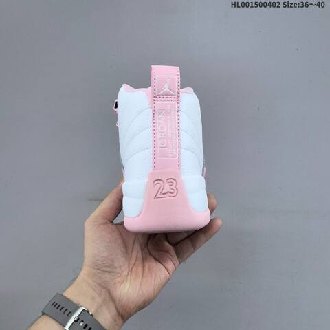 A Air Jordan 12 Retro Pearl Pink AIR JORDAN 12 Aj12 Lifestyle (BS-66358)