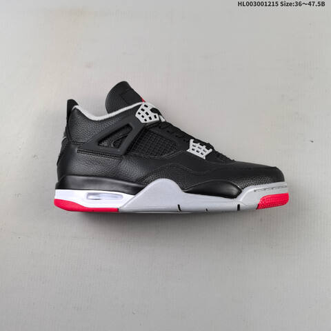 Air Jordan 4 Retro Bred Reimagined 2024replica AIR JORDAN 4 Aj4 4 2024 Lifestyle (BS-67430)