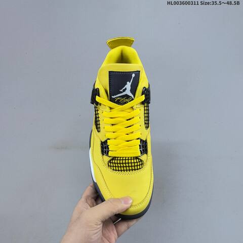Air Jordan 4 Retro Tour Yellow AIR JORDAN 4 Aj4 Lifestyle (BS-66566)