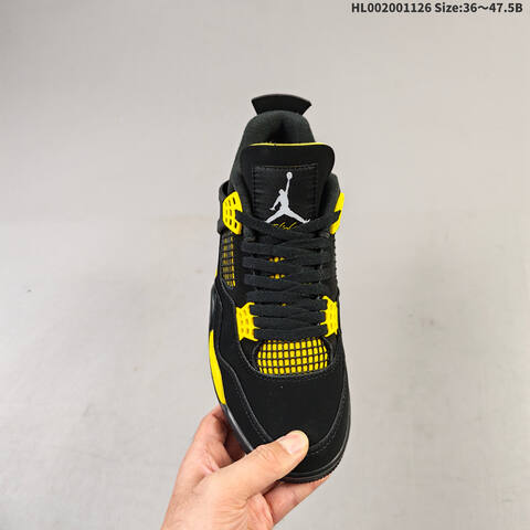 Air Jordan 4 Retro Thunderh AIR JORDAN 4 Aj4 4 5 13 Lifestyle (BS-67670)