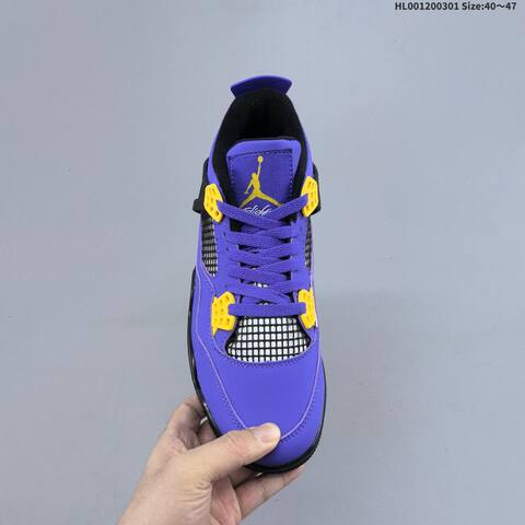 Air Jordan 4 Retro OG Imperial Purple Replica AIR JORDAN 4 Aj4 Lifestyle (BS-66643)