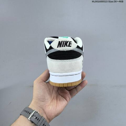 Nike SB Dunk Low Light Grey Black Grey White Gum EU 36-46 Skate Shoe - Unisex (BS-60335)