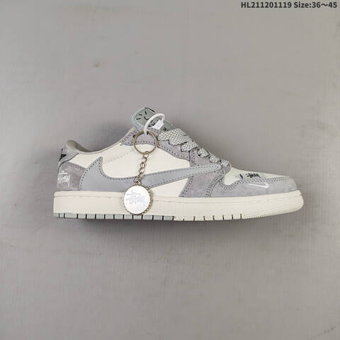 AIR JORDAN Travis Scott x Air Jordan 1 Reverse Mocha AJ1 1 TS Lifestyle (BS-67767)