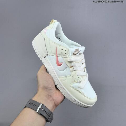 Nike Dunk Low Disrupt 2 Off White Light Pink Black EU 36 45 Skate Shoe EU 36-45 - Unisex (BS-60971)