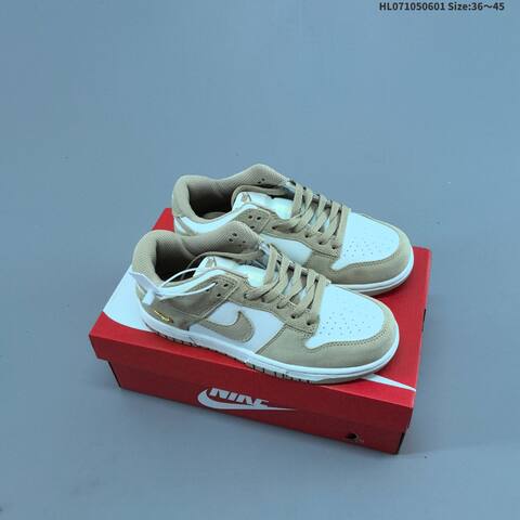 Nike Dunk Low Sail Blue Brown White EU 36-45 Skate Shoe - Unisex (BS-60032)
