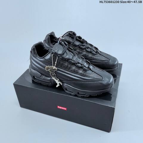 Nike Air Max 95 Lux Supreme Black Red EU 40-47 5 Sneaker - Men's (BS-62331)