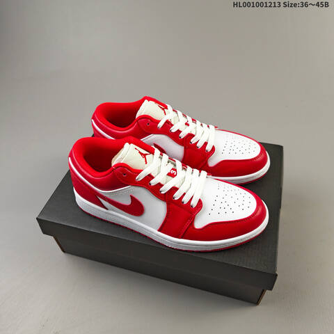 Air Jordan 1 Low Gym Red AIR JORDAN 1 Aj1 Lifestyle (BS-67464)