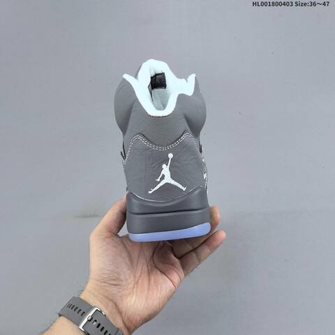 Air Jordan 5 Retro Wolf Grey Replica AIR JORDAN 5 Aj5 Lifestyle (BS-66333)